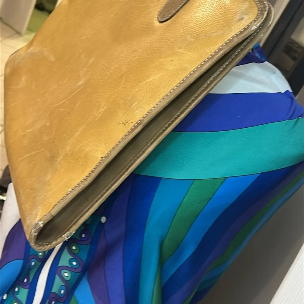 Authentic LOEWE Briefcase Shoulder Clutch Bag Needs repair handles etc photo‎